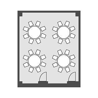 1F／円卓例